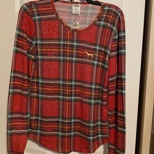 Victoria secret Pink pajama top. Very thin comfy material. New